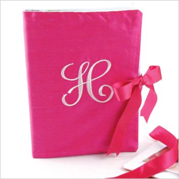 personalized solid silk photo albums